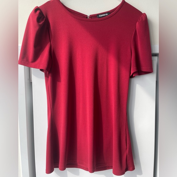 Express Tops - Express Red Blouse